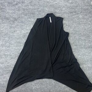 Azules Women's Sleeveless Duster Black Size M‎ Medium Made in USA